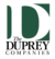 Logo of The Duprey Companies featuring a large, stylized green letter "D" with white accents.